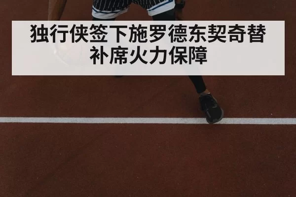 独行侠签下施罗德东契奇替补席火力保障